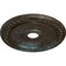 Ekena Millwork Wreath Ceiling Medallion (Fits Canopies up to 6"), 21 1/8"OD x 3 5/8"ID x 7/8"P, Bronze Blue Patina CM21WRBBS - alternate 5